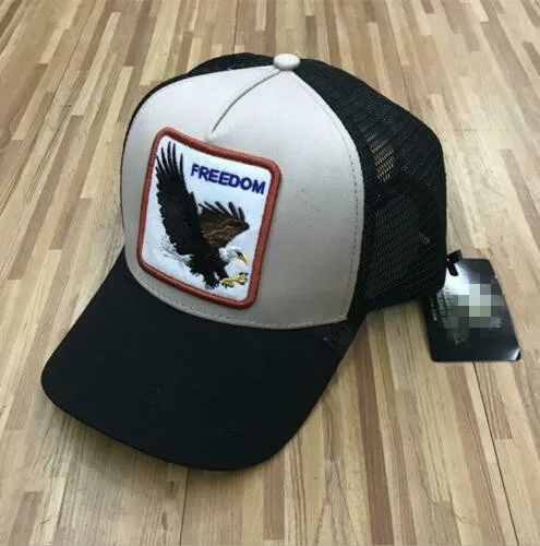With tag Original broidery FREEDOM-A Snapback Trucker Baseball cap visor Animal Farm