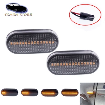 

2pcs led dynamic side marker turn signal indicator lights for Nissan March III Micra K12 C+C Latio C11 Armada III R51 Xterra