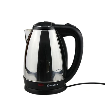 

SOARIN S Electric Kettle EU Plug 2L Stainless Steel Teapot Boiler Fast Boiling Water Heater Suitable for Coffee, Tea, Beverages