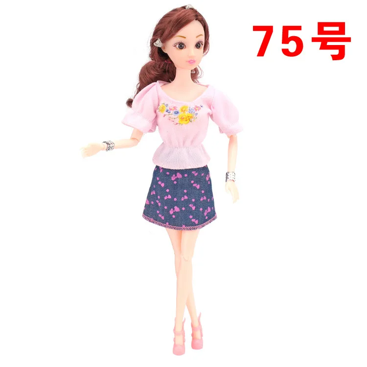 Doll Clothes 30cm Doll Handmade Fashion Short Skirt Outfit Daily Casual Wear Bjd Doll Clothes Doll Accessories Toys for Girls