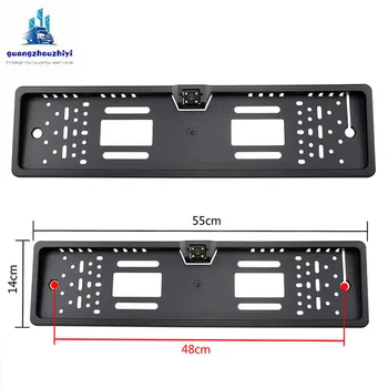

License plate frame camera auto parts for European models reversing camera car camera waterproof 4LED lights
