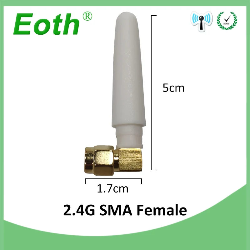 10 шт. 2,4 ГГц антенна wifi RP-SMA разъем 2~ 3dbi 2,4 ГГц антенна wi fi антенна направленная Водонепроницаемая антенна