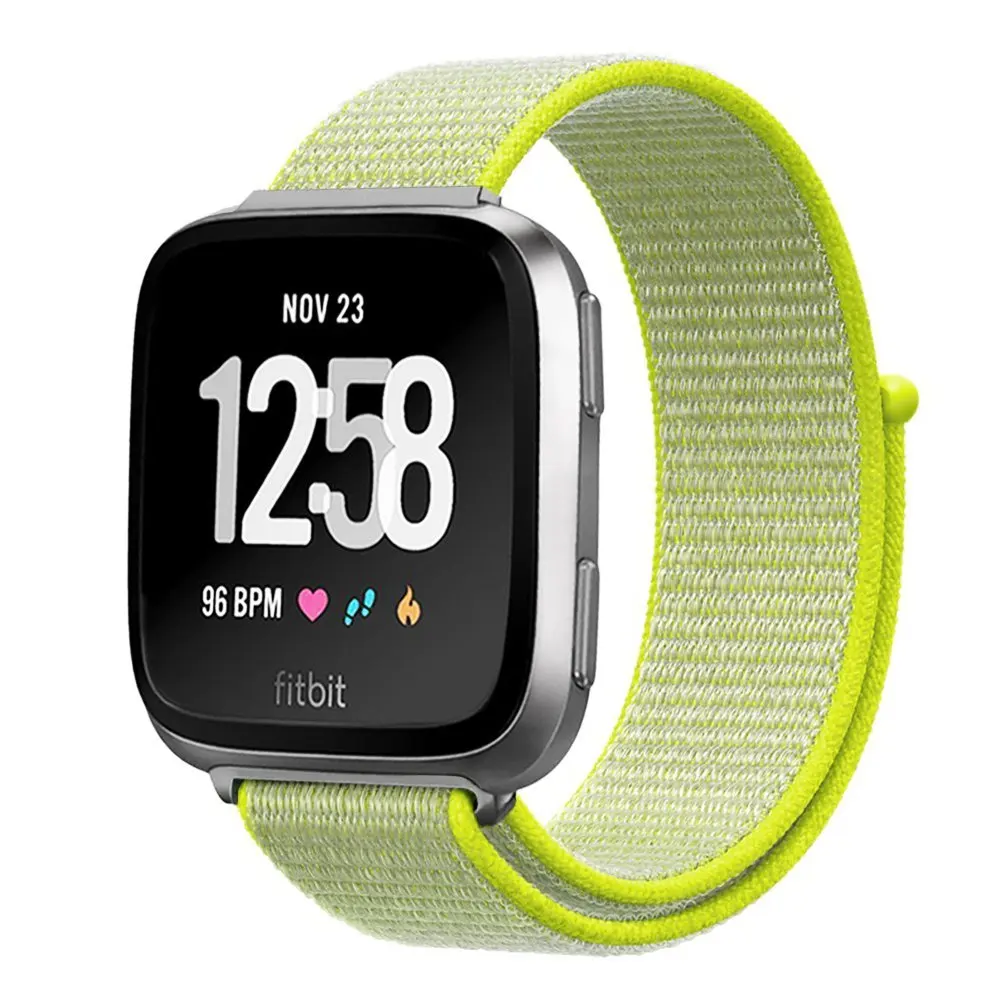 Спортивный сменный нейлоновый ремешок для Fitbit Versa2 2 дышащий регулируемый ремешок для часов с петлей для Fitbit Versa Lite Смарт-часы