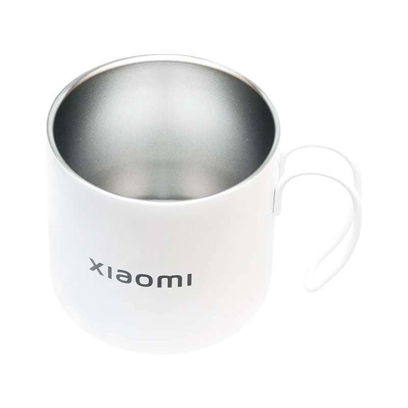 Xiaomi Stainless Steel Mugs Cups White Refillable Tea Iced Coffee Cup Hot Cold Use Travel Tourism Luxury stainless steel mug