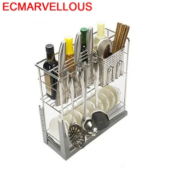 

Organizador Despensa Gabinete Almacenaje Armario Platos Stainless Steel Cocina Organizer Cuisine Kitchen Cabinet Storage Basket
