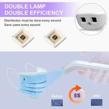 

UV Light LED Ultraviolet Lamp Portable Cleaning for Home Travel Hotel Office WXV Sale