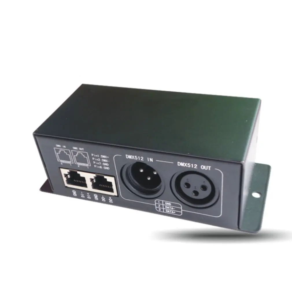 Dm-110 3 Ch Easy Dmx декодер постоянного напряжения Dc9-24V вход 3Ch* 5A выход с Dip переключатель Декодер контроллер