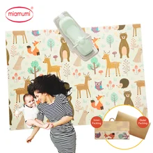 Miamumi игровой коврик XPE мягкий игровой коврик детский складной коврик для ползания детская игровая подкладка для коврика складное покрывало 1 см толстые коврики 150*200 см 59*78 дюймов