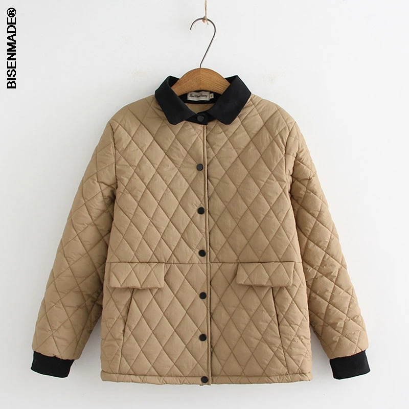 Women's Clothing Quilted Coats Plus Size Autumn/Winter Long Sleeve Filling Sustans Casual Short Parka Female Warm Jackets