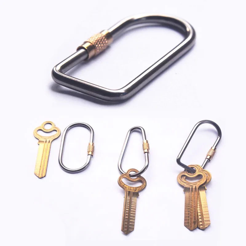 

Supply of Goods EDC Titanium Alloy Anti-Theft Key Hanging Buckle Key Accessories Suitable Household Camping Fishing And Other