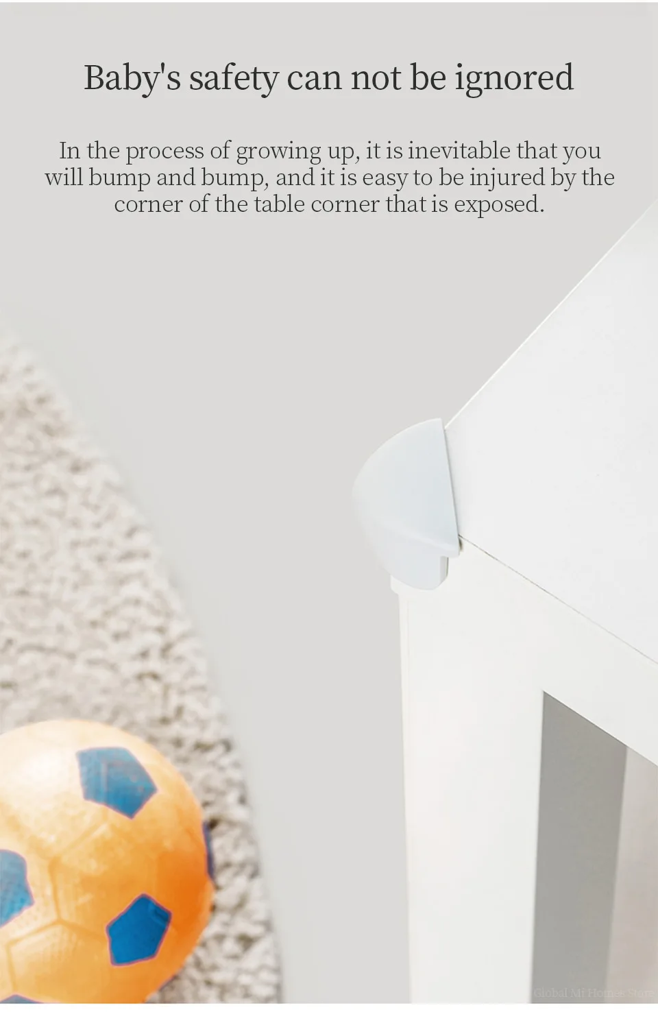 Xiaomi JORDAN& JUDY силиконовый ударопрочный угловой детский стеклянный стол Защитная угловая наклейка ударопрочный чехол
