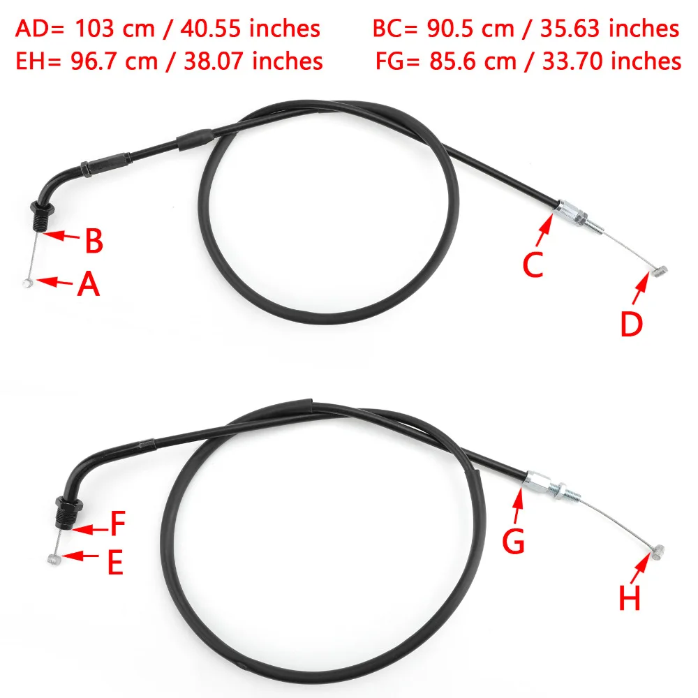 Areyourshop для Honda CB350 CL360 CB400 CB550 CB750 FT500 Дроссельный кабель Push& Pull набор аксессуары для мотоциклов стальная проволока