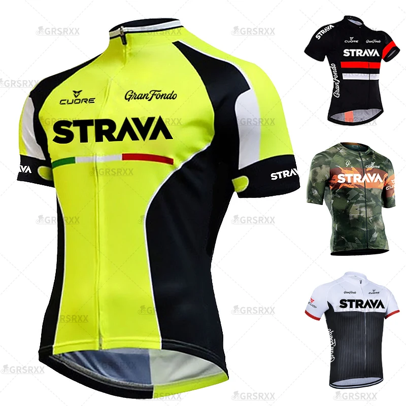 Джерси STRAVA Мужская для езды на велосипеде дышащая велосипедная майка с защитой