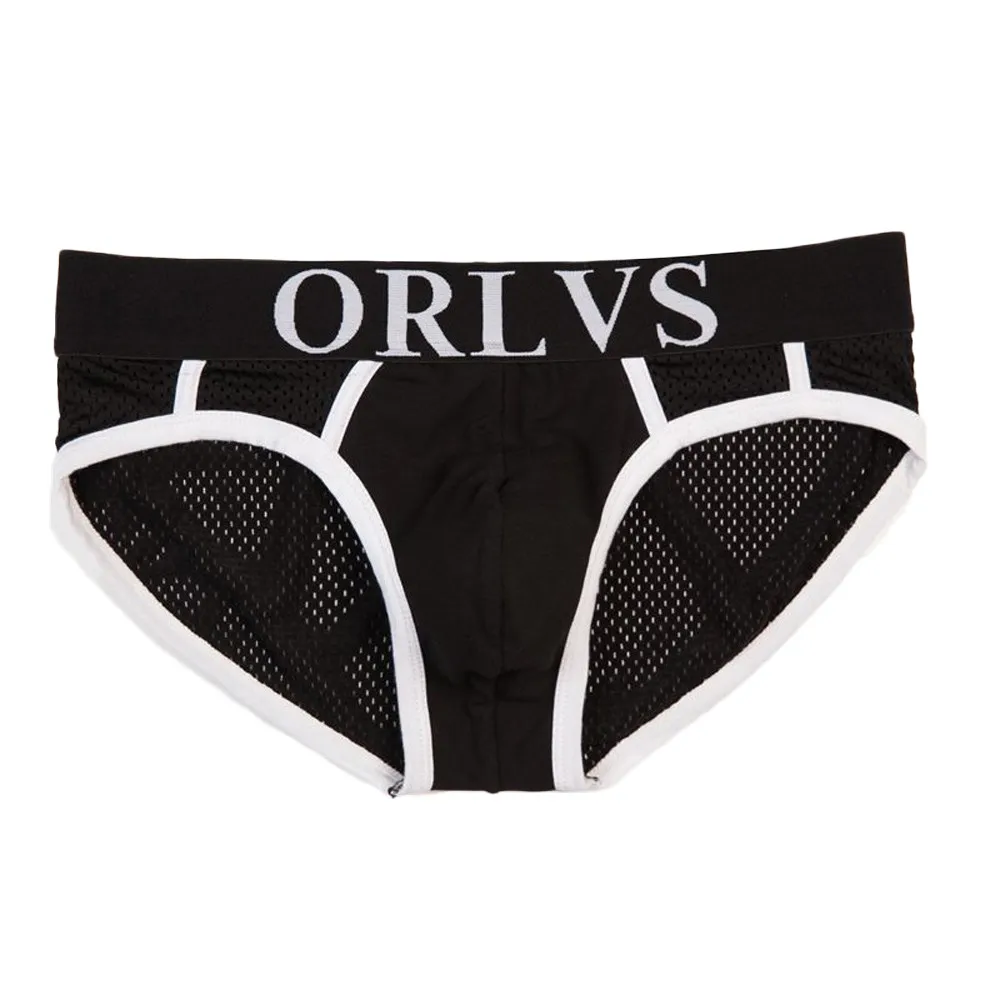 

Cotton Men's Underwear New Sexy Mesh Print Low Waist Soft and Comfortable Breathable Briefs Fashion Casual Daily Bragas #Z