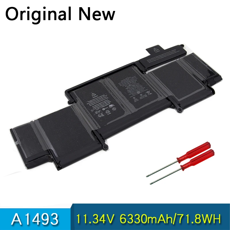 Новый оригинальный аккумулятор A1493 для Apple Macbook Pro 13 дюймов A1502 ME864 ME866LL/A 020-8148 конец
