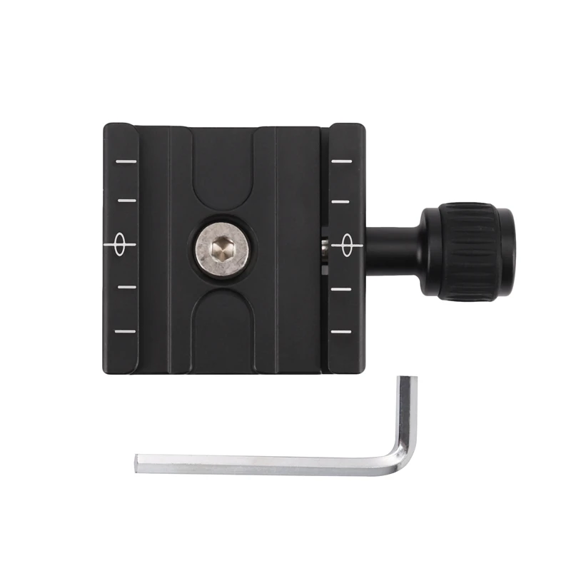 Aluminium 50Mm Quick Release Plate QR Clamp Fits Arca Swiss Standard For Tripod BallheadTripods