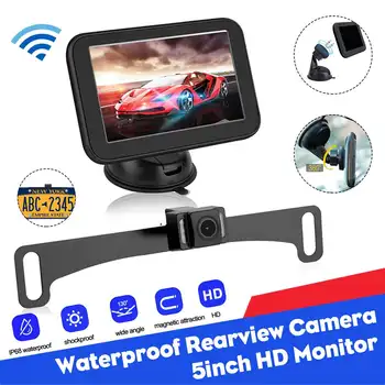 

5 Reversing Camera Infrared Night Vision Back Rear View Camera Automatic Parking Monitor Video Backup Camera Wifi Wireless