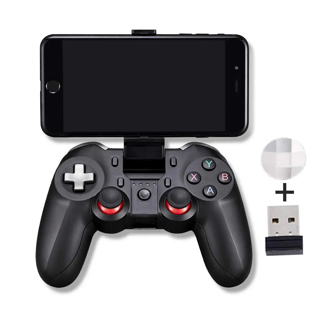  Wireless Bluetooth Gamepad For PUBG Joystick Game Controller Double Vibration Motor For Android Mob