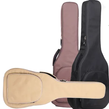

Thick Shoulder Guitar Bag 40/41 Inch Oxford Cloth Guitar Bag Classical Folk Acoustic Guitar Bag