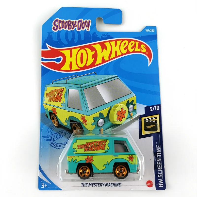 

HOT WHEELS Cars 1/64 The Mystery Machine Scooby-doo movie cars Collector Edition Metal Diecast Model Car Kids Toys