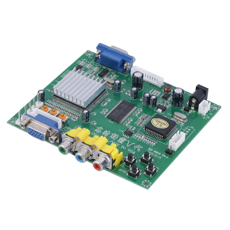 

New Cga Ega Rgb To Vga Hd Game Video Converter Board 1 Vga Output Game Convert Gbs8200 V5 Game Accessories