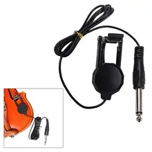 1 шт. 1/4-дюймовый Джек Clip-On Пикап для классической акустической гитары скрипки мандолина, укулеле гитара