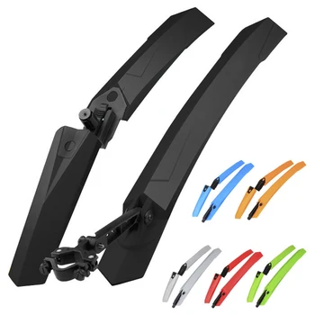 

2PCS Bike Fender MTB Mud guard With LED Rear Light Quick Release Cycling Wings For 26 27.5 29 inch Bike Accessories Bike Fenders