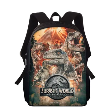 

16inch Kids School Bags For Boys Girls T-Rex Dinosaur Print Backpack Primary Children Book Bag Kids Gift Bag Mochilas Escolares