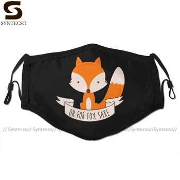 

Fox Mouth Face Mask Oh For Fox Sake Facial Mask Kawai Funny with 2 Filters for Adult
