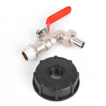 

60MM S60X6 IBC Valve Adapter Coarse Thread 1/2 Inch Brass Faucet Valve Fitting Parts