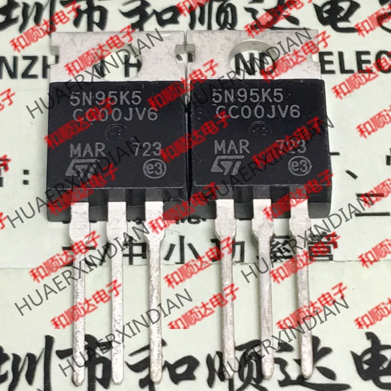 5 шт., новые оригинальные кнопки 5N95K5 ST5N95K5-220 950V 3.5A
