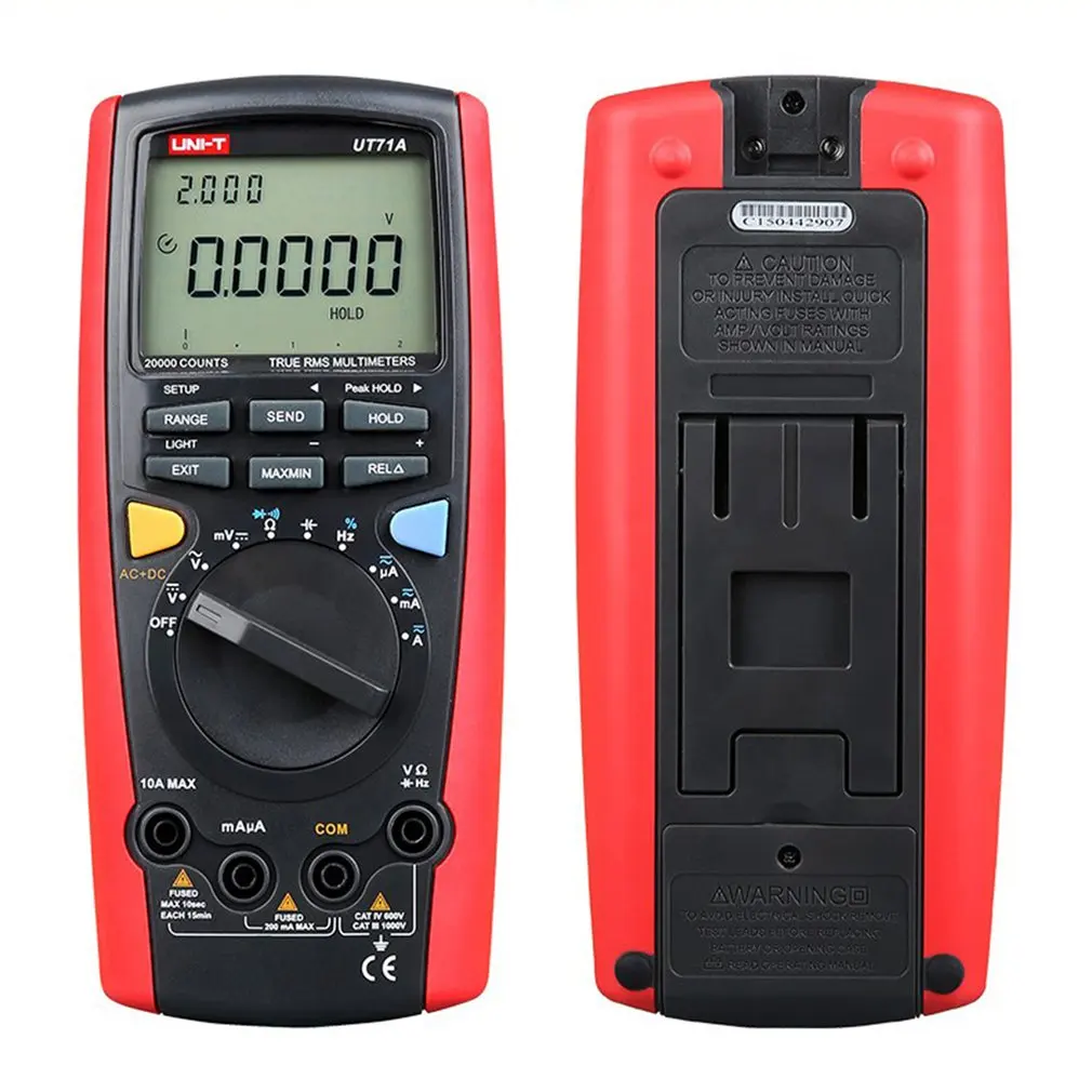 Digital Multimeter UNIT DC/AC Volt Amp Intelligent Multitester Ammeter
