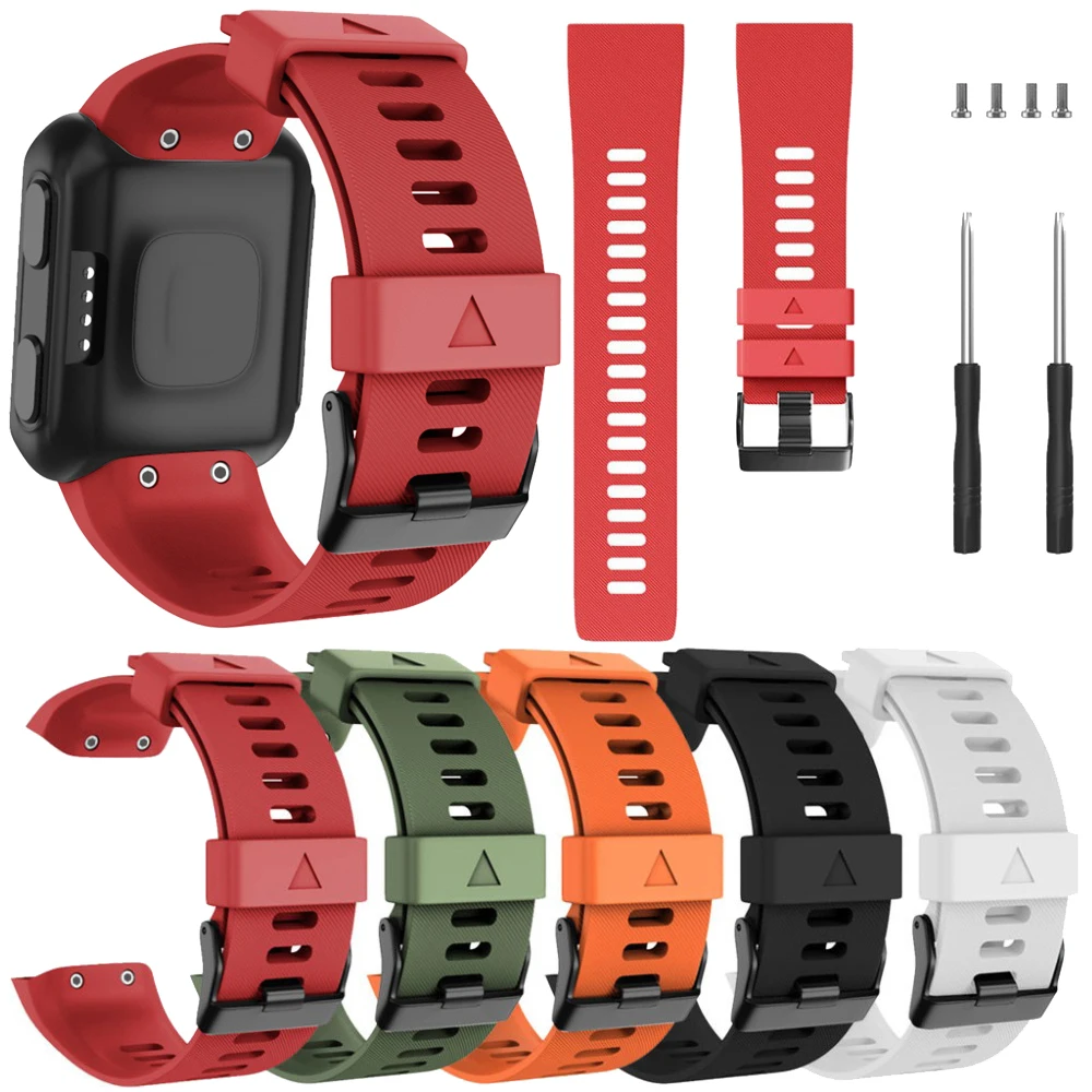Sport Silicone Watch Band Strap for Garmin Forerunner 35 30 Smart Bracelet Colorful Replacement Wristband Watchband | Электроника