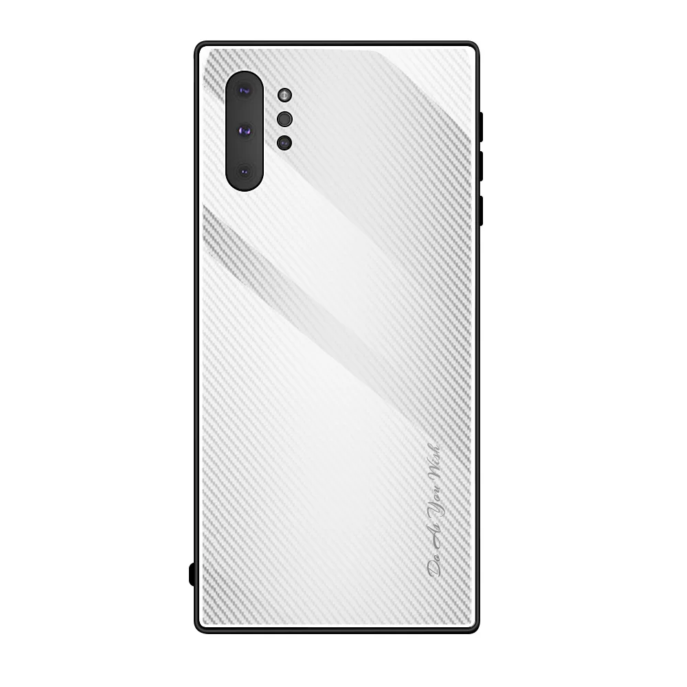 WL-6 Чехлы из закаленного стекла для samsung Note 10 Note 10 Pro Note 8 Note 9 S10 S10 Plus A10 A30S A50S A80 A90 задний градиентный цветной бампер - Цвет: WL-6