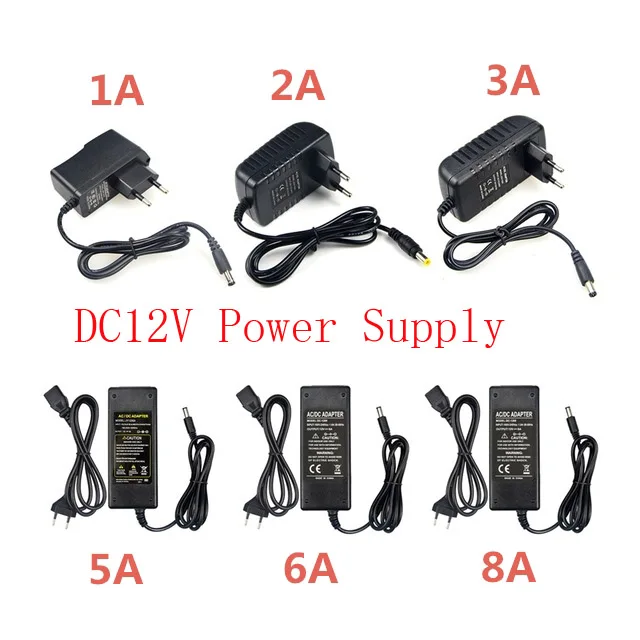 

Transformator 220V to 12v Power Adapter Supply AC to DC 12V 1A 2A 3A 4A 5A 6A 8A 10A Lighting Transformer Led 12 V Power Supply