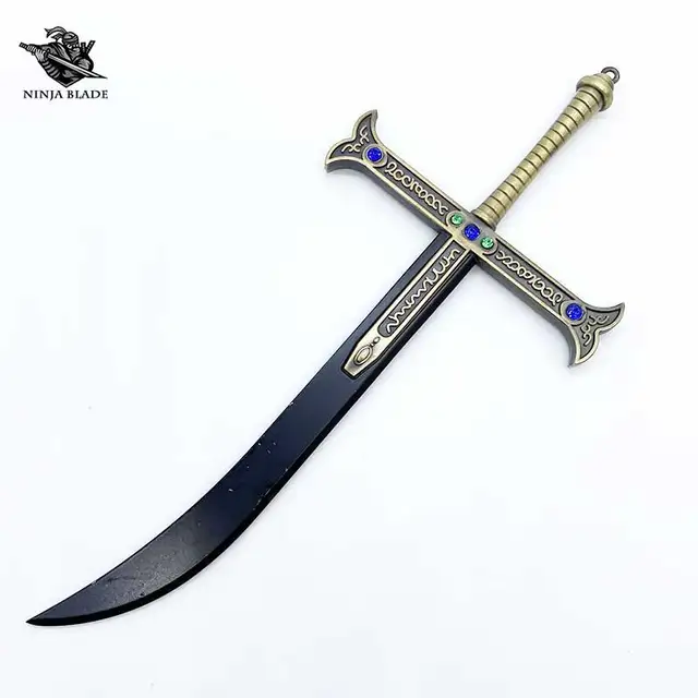 Pirate King Dracule Mihawk Yuru Night Black Blade 12 Supreme Grade Swords  Weapon Of Strongest Swordsman in the World - AliExpress