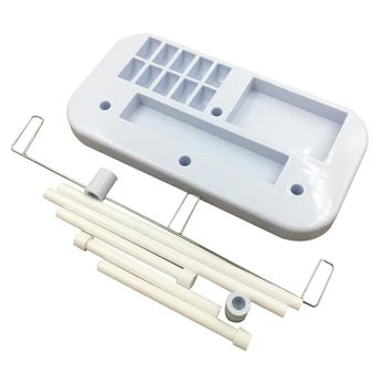 

Thread Stand-3 Spools Sewing Machine or Serger Thread Holder-Best Sewing, Embroidery or Quilting Thread Holder-Stores 15 Bobbins