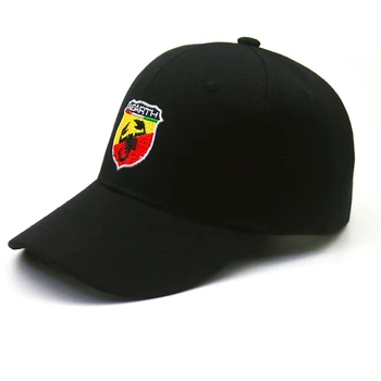 

1pcs Baseball Cap Unisex Hip Hop Cap Bone Cotton Snapback sun Hat For Fiat Viaggio Abarth Punto 124 125 500 Car Styling