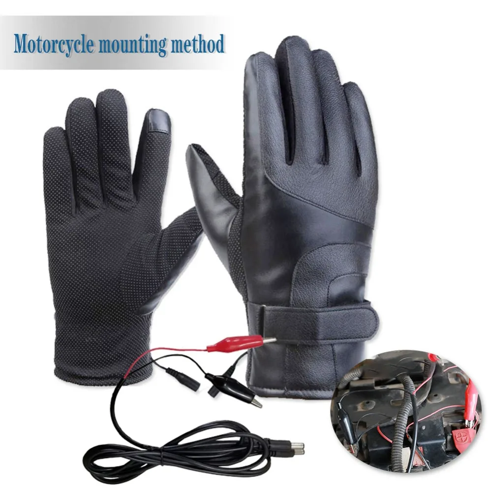Перчатки с подогревом Электрический зимние теплые перчатки ветрозащитные перчатки для е-байка 36В-96 V Водонепроницаемый Регулируемый теплые перчатки для Лыжный Спорт езда на велосипеде, охоты, рыбалки