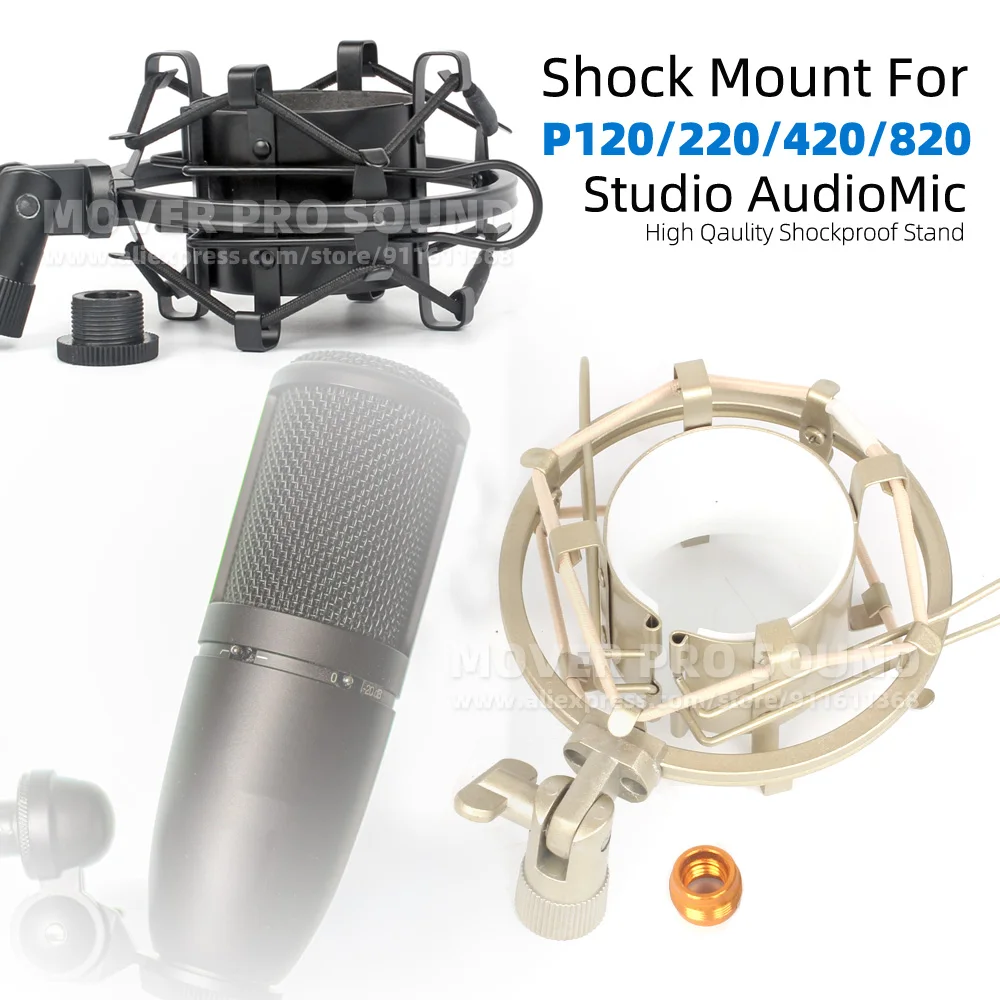 Supporto Per Microfono Con Sospensione Antivibrante Per Akg Perception P 120 220 420 820 P120 P220 P420 P820 Supporto Per Microfono A Tubo