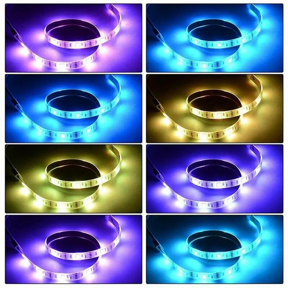 USB Светодиодная лента RGB + белый с радиочастотным пультом дистанционного