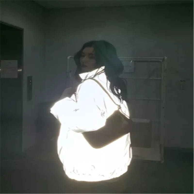 

Ins Korean Style Hot Winter Coat for Ladies Special Aesthetic 3D Print Light Comfort Coat 2020 New Arrivals Cool Oversize Coat