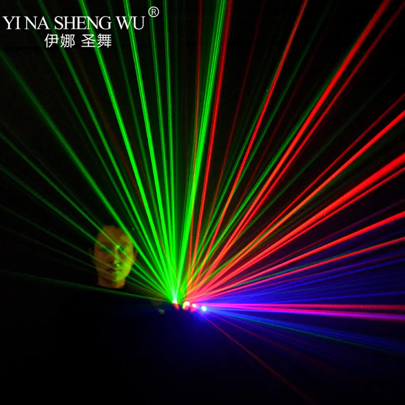 Red Green Blue 1 Piece Glove 2/3/4/5 Laser Lights Stage LED Gloves For DJ Club/Party Show/Performance High Quality |