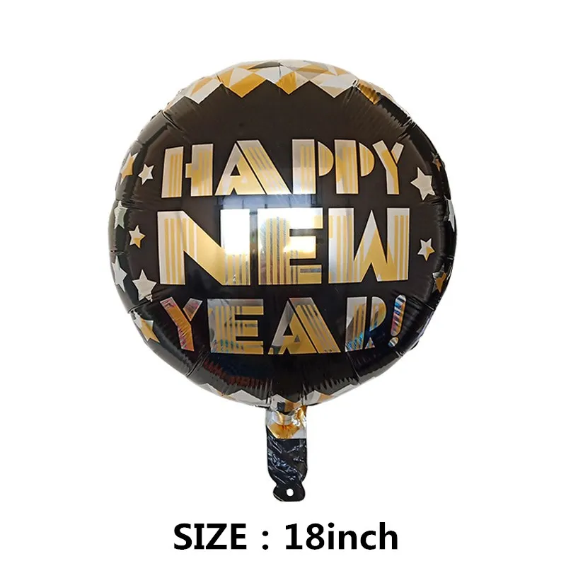 黑色圆球新年快乐