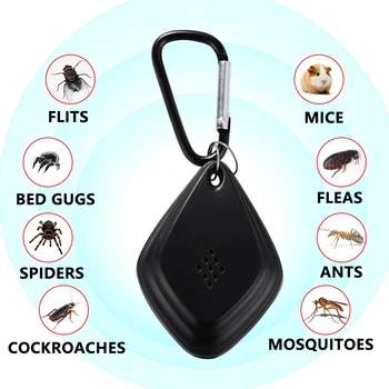 

1Set Portable Ultrasonic Electric Mosquito Killer Hanging Pest Repeller Mouse Insect Reject USB Fast Charging Cable Repellents
