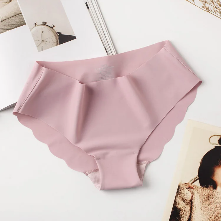 CXZD Seamless Panty Set Underwear Female Comfort Intimates Fashion Female large size one-piece seamless Low-Rise Briefs Lingerie (4)