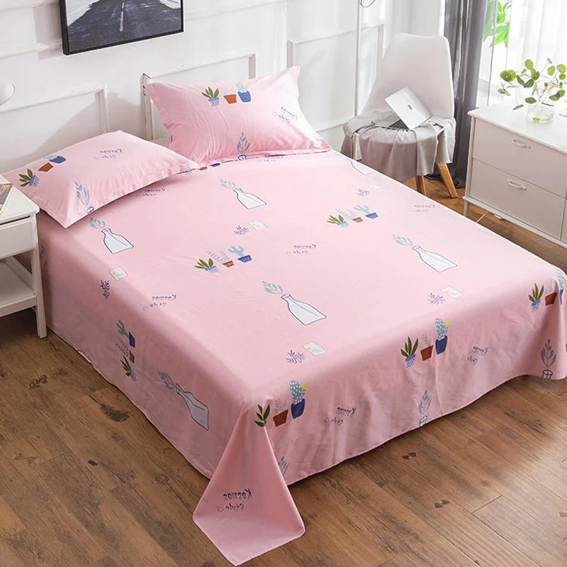 King size только плоский лист-600 нитей Египетский хлопок-листы продаются отдельно для комплекта Ультра мягкий и удобный - Цвет: as picture