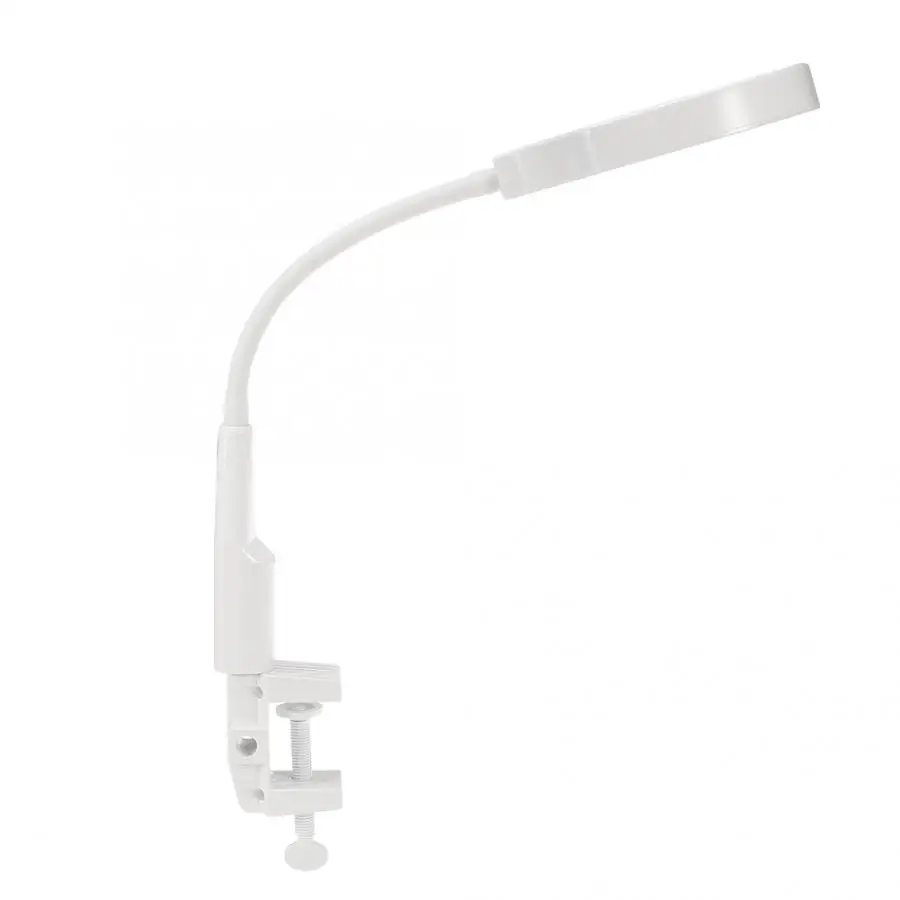 LED Tattoo Magnifier Lamp Beauty Nail Salon 5x 12x LED Magnifying Lamp With Clamp Desk Magnifier Cosmetics Tattoo Manicure Tools