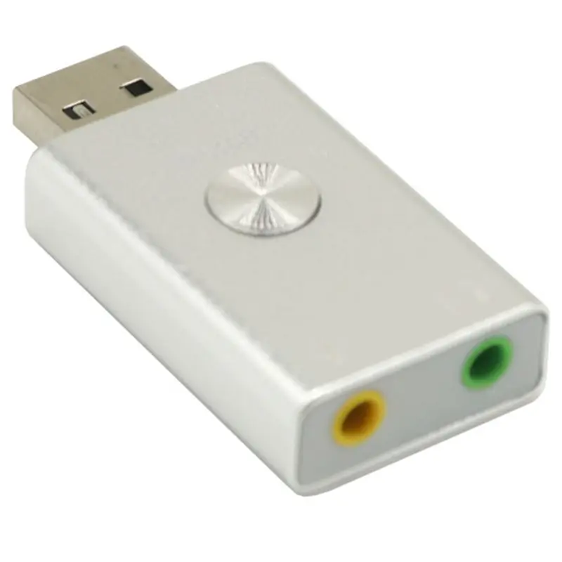 Звуковой адаптер USB Virtual 9,1 с usb-портом для настольного компьютера или ноутбука