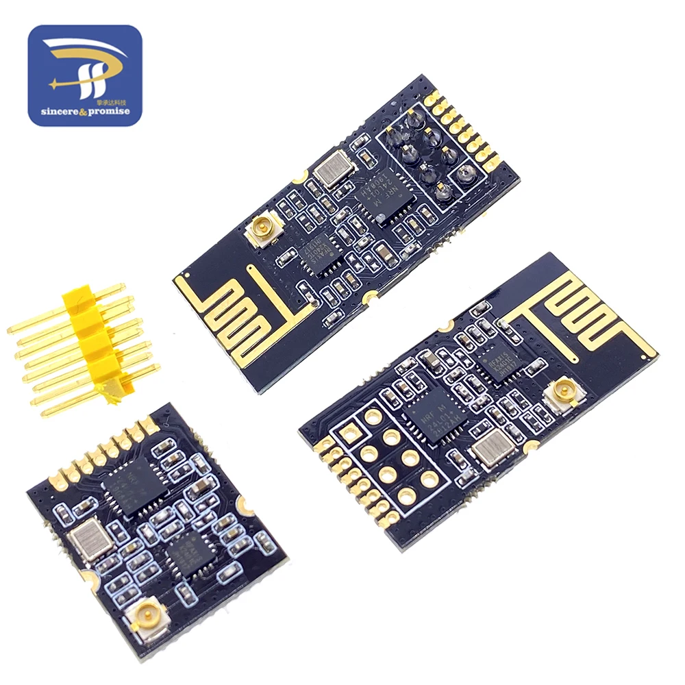 Модуль связи SMD с антенной 1 комплект 2 4G 1100 метров дальность NRF24L01 + PA LNA